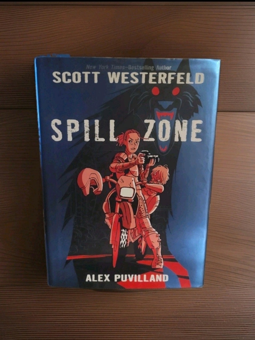 Spill Zone Hardcover Book - Blue & Red Cover by